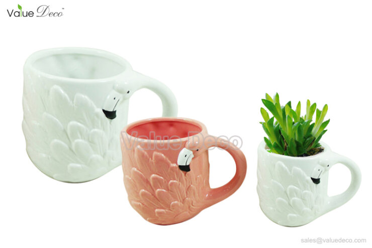 DMV03557 (Flamingo Design Ceramic Cup)