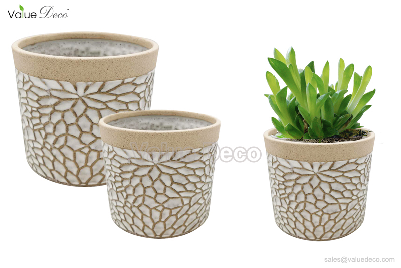 Stoneware - Wholesale pots, baskets, decorations for flowers and plants ...