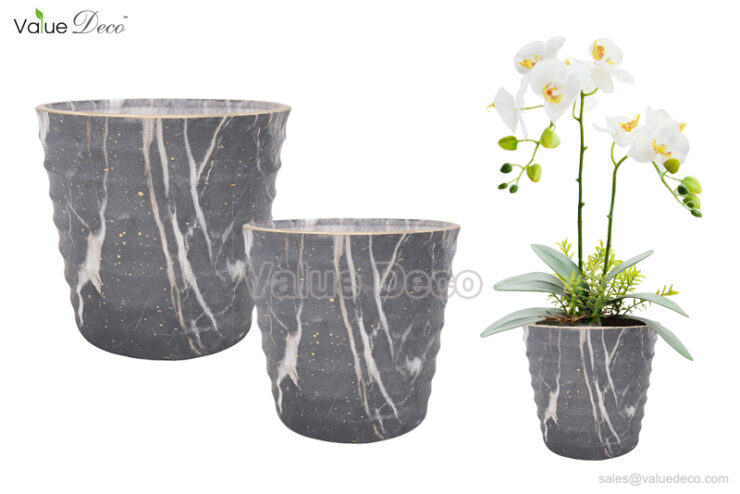 VD19CTF099 (Marble Water Transfer Printing Design Pot)